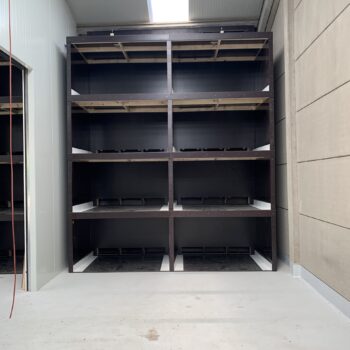 Individual box drying installation