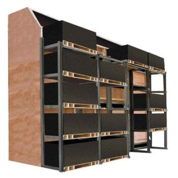 Individual box drying installation